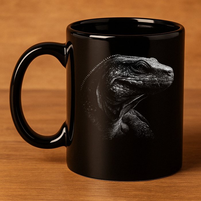 Komodo Dragon 11oz C Handle Ceramic Mug