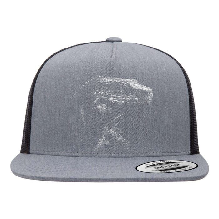 Komodo Dragon Flat Bill Trucker Hat