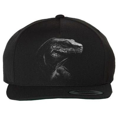 Komodo Dragon Wool Snapback Cap