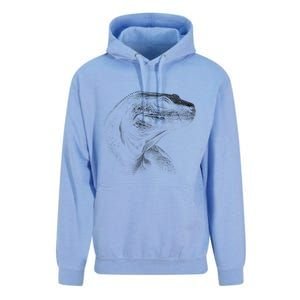 Komodo Dragon Unisex Surf Hoodie