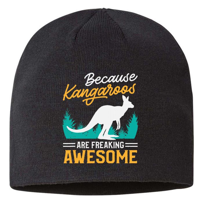 Kangaroo Design Kangaroo Animal Sustainable Beanie