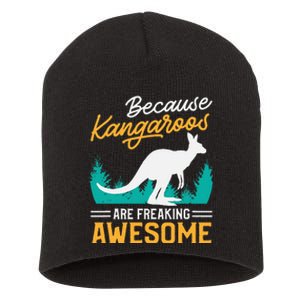 Kangaroo Design Kangaroo Animal Short Acrylic Beanie