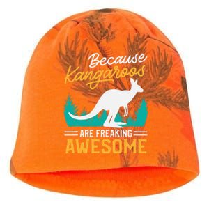 Kangaroo Design Kangaroo Animal Kati - Camo Knit Beanie