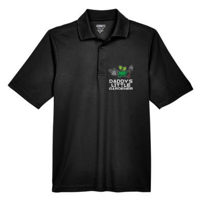 Kids Daddys Little Gardener Gardening Kids Toddlers Men's Origin Performance Piqué Polo