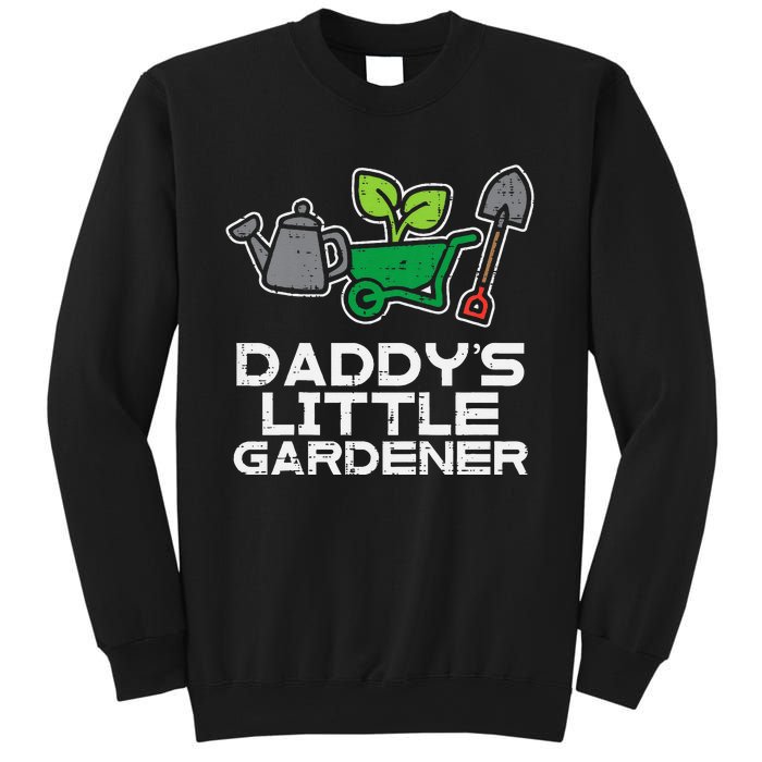 Kids Daddys Little Gardener Gardening Kids Toddlers Sweatshirt