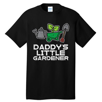 Kids Daddys Little Gardener Gardening Kids Toddlers Tall T-Shirt