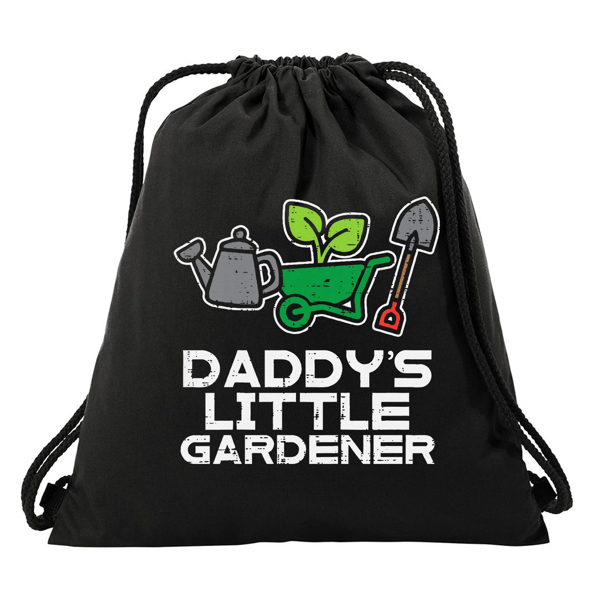 Kids Daddys Little Gardener Gardening Kids Toddlers Drawstring Bag