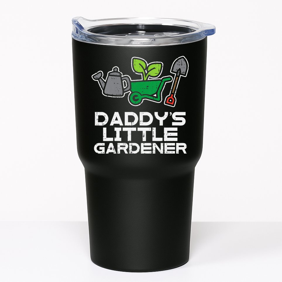 Kids Daddys Little Gardener Gardening Kids Toddlers Tumbler