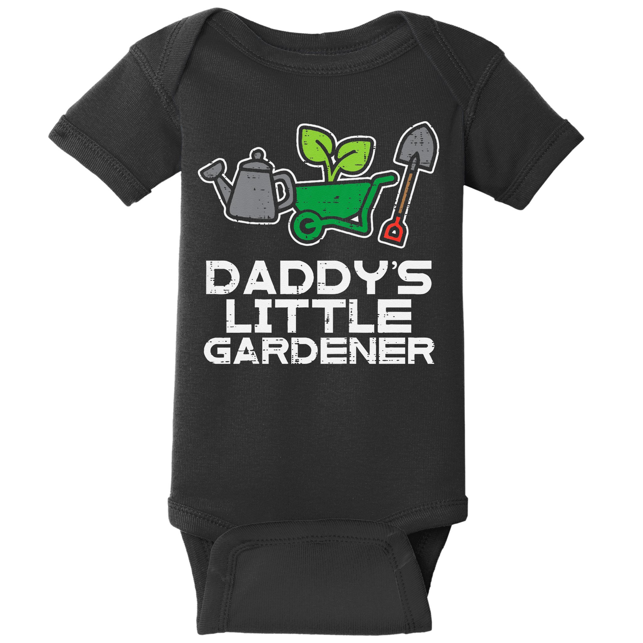 Kids Daddys Little Gardener Gardening Kids Toddlers Baby Bodysuit