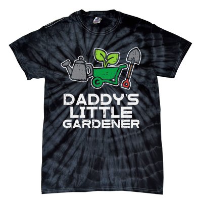 Kids Daddys Little Gardener Gardening Kids Toddlers Tie-Dye T-Shirt