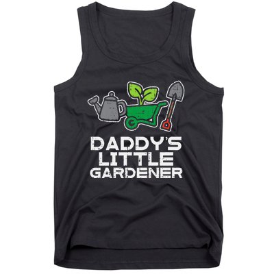 Kids Daddys Little Gardener Gardening Kids Toddlers Tank Top