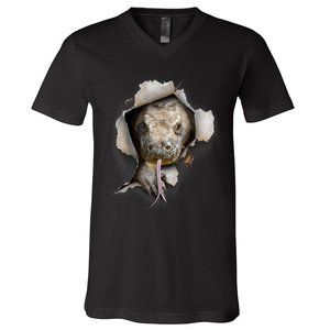 Komodo Dragon Lover Reptile Lover Komodo Dragon V-Neck T-Shirt