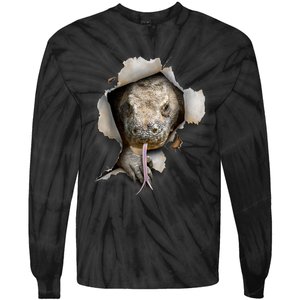 Komodo Dragon Lover Reptile Lover Komodo Dragon Tie-Dye Long Sleeve Shirt