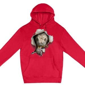 Komodo Dragon Lover Reptile Lover Komodo Dragon Premium Pullover Hoodie