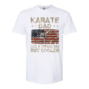 Karate Dad Like A Normal Dad But Cooler Fathers Day Softstyle CVC T-Shirt