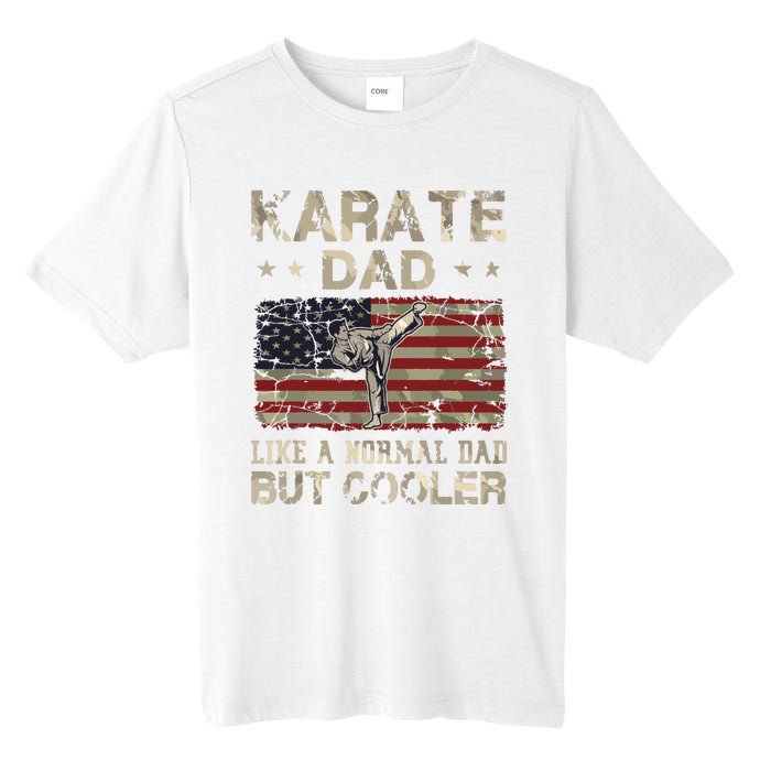 Karate Dad Like A Normal Dad But Cooler Fathers Day Tall Fusion ChromaSoft Performance T-Shirt