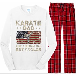 Karate Dad Like A Normal Dad But Cooler Fathers Day Long Sleeve Pajama Set