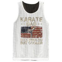 Karate Dad Like A Normal Dad But Cooler Fathers Day Mesh Reversible Basketball Jersey Tank