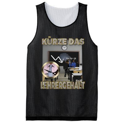 Kürze Das Lehrergehalt Mesh Reversible Basketball Jersey Tank