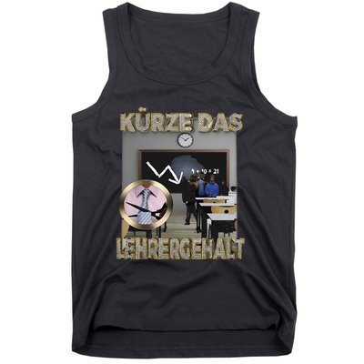 Kürze Das Lehrergehalt Tank Top