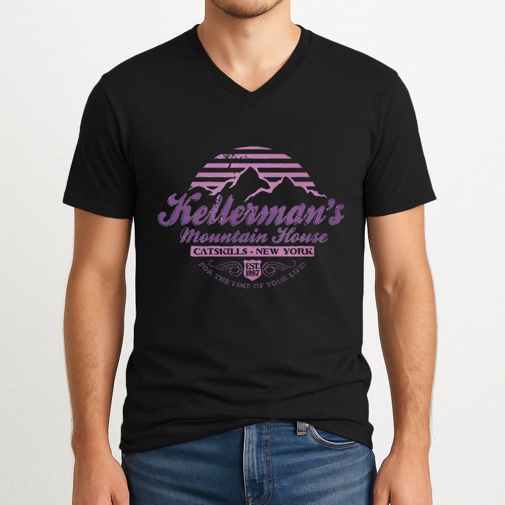 Kellermans Dance Mountain 90s House V-Neck T-Shirt