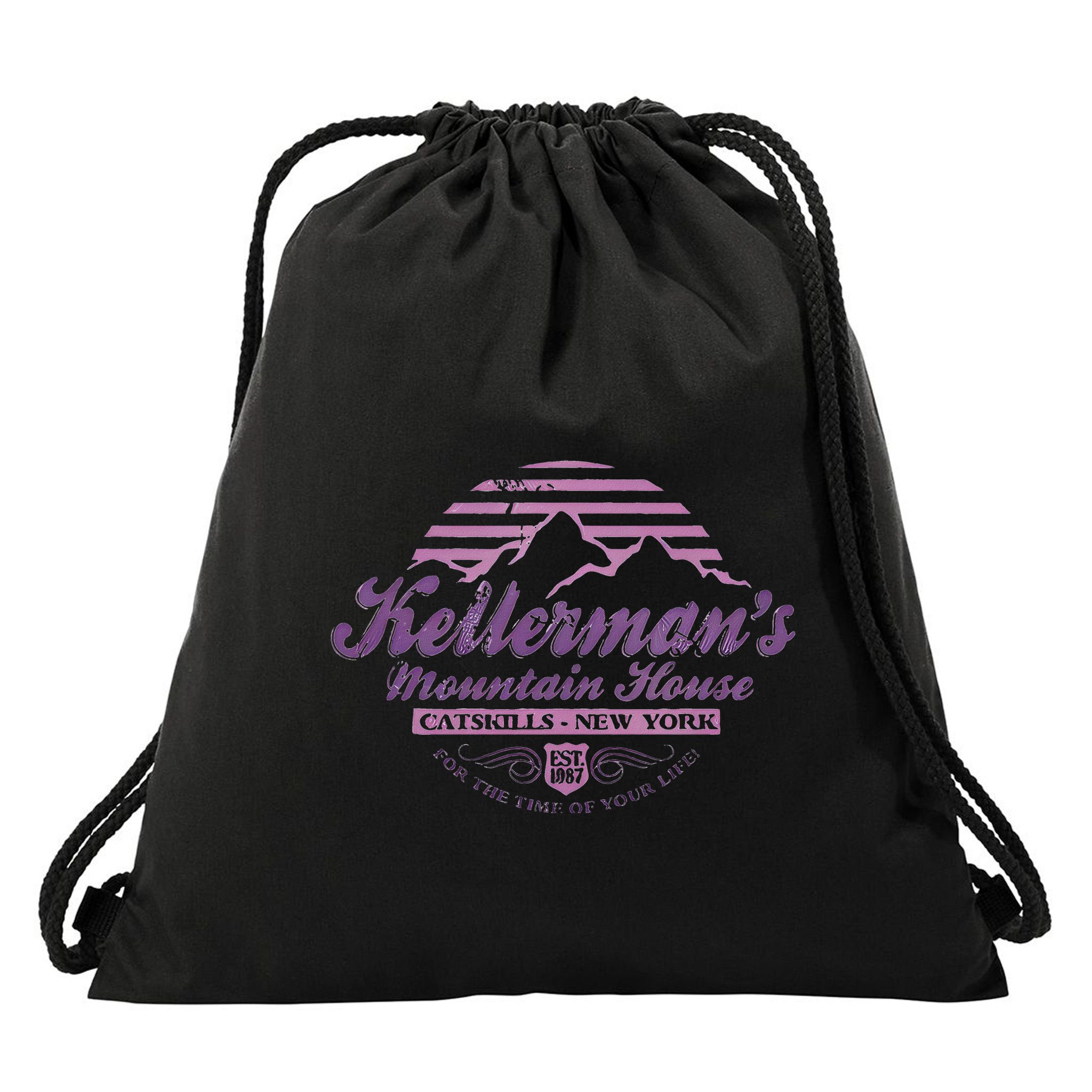Kellermans Dance Mountain 90s House Drawstring Bag