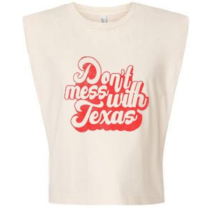 Kids Dont Mess With The Texas People Baby Texas Boy Texas Garment-Dyed Women's Muscle Tee