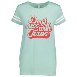 Kids Dont Mess With The Texas People Baby Texas Boy Texas Enza Ladies Jersey Football T-Shirt