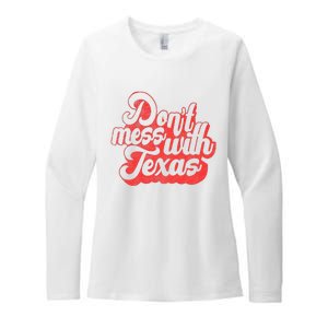 Kids Dont Mess With The Texas People Baby Texas Boy Texas Womens CVC Long Sleeve Shirt