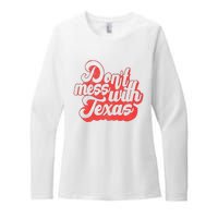 Kids Dont Mess With The Texas People Baby Texas Boy Texas Womens CVC Long Sleeve Shirt