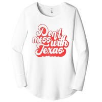 Kids Dont Mess With The Texas People Baby Texas Boy Texas Women's Perfect Tri Tunic Long Sleeve Shirt