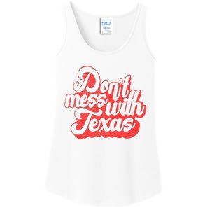 Kids Dont Mess With The Texas People Baby Texas Boy Texas Ladies Essential Tank