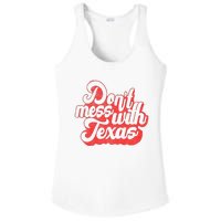 Kids Dont Mess With The Texas People Baby Texas Boy Texas Ladies PosiCharge Competitor Racerback Tank