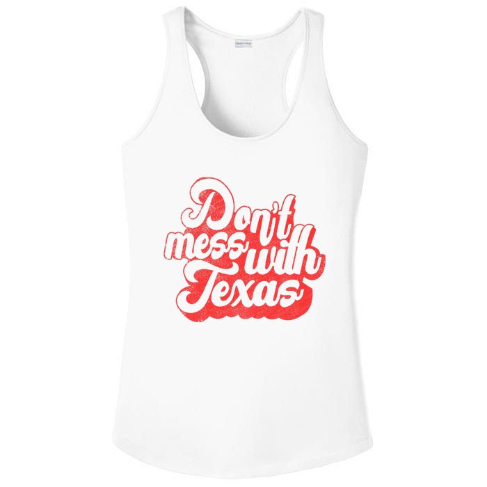 Kids Dont Mess With The Texas People Baby Texas Boy Texas Ladies PosiCharge Competitor Racerback Tank