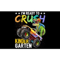 Kindergarten Dinosaur Monster Truck Back To School Boy Gift Bumper Sticker