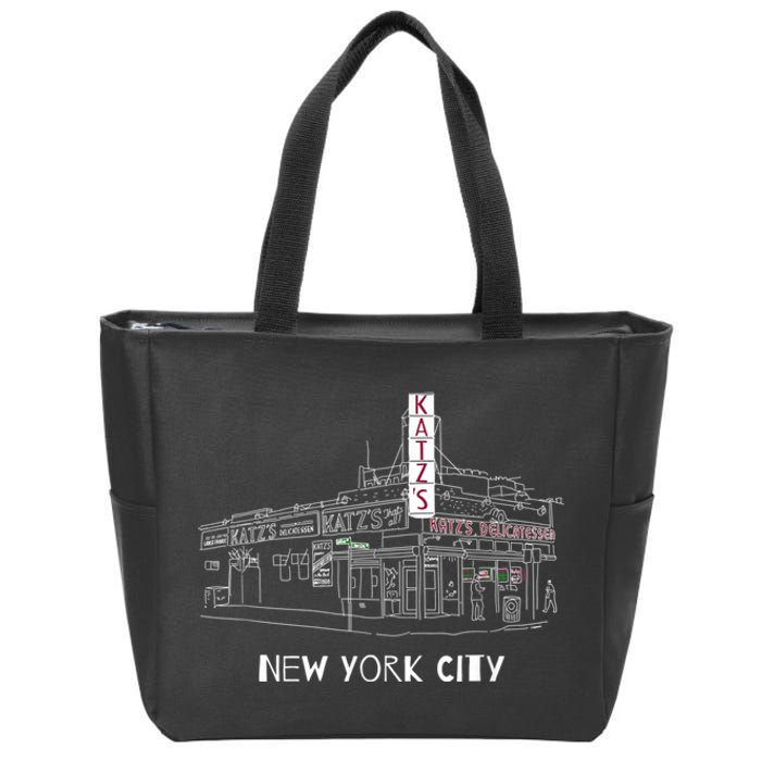 Kat'z Deli New York City For Reuben Sandwich Fans Zip Tote Bag