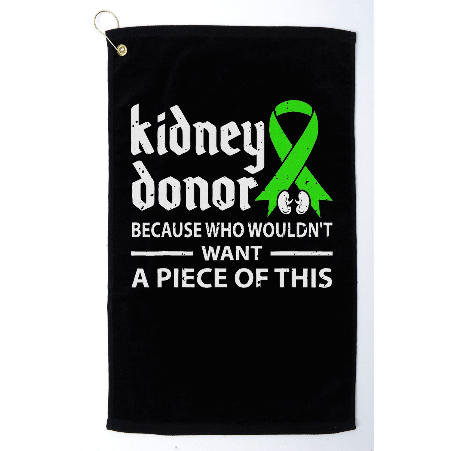 Kidney Donor Organ Transplant Gift Golf Towel
