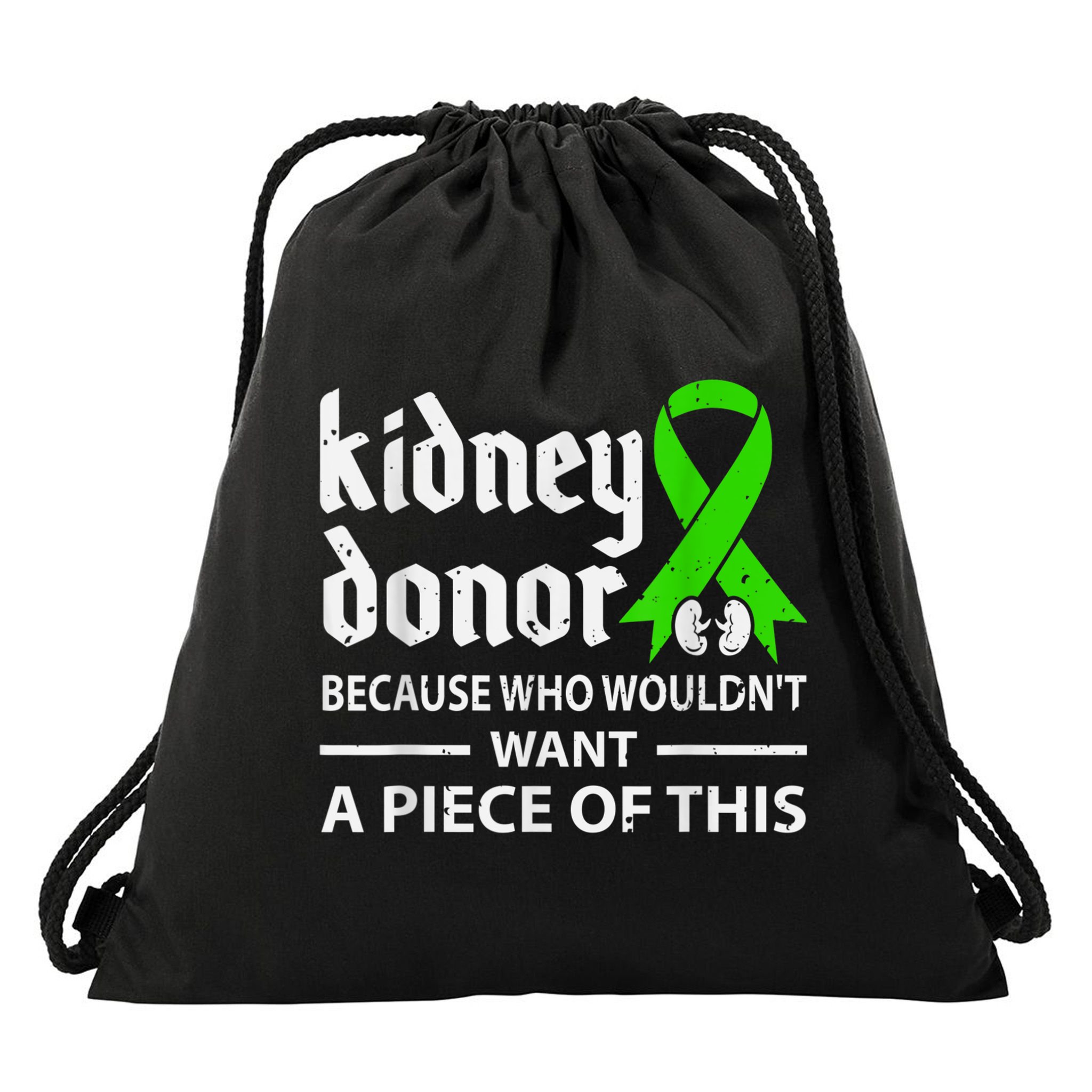 Kidney Donor Organ Transplant Drawstring Bag