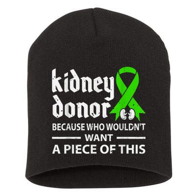 Kidney Donor Organ Transplant Short Acrylic Beanie