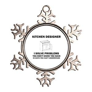 Kitchen Designer Problems Funny Cabinet Interior Design Joke Metallic Star Ornament