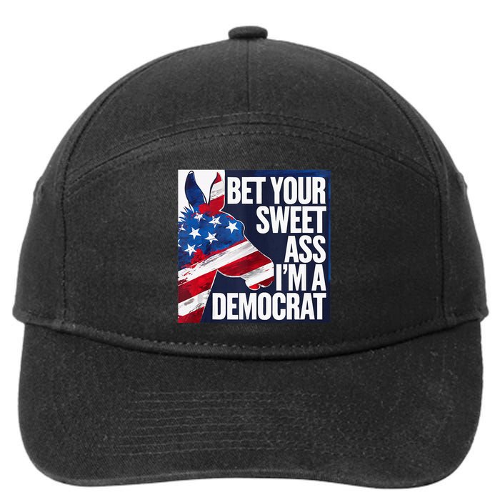 KamalaS Donkey Power Bet Your Sweet Ass! 7-Panel Snapback Hat