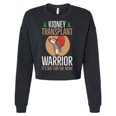 Kidney Donation Quote For A Kidney Recipient Cropped Pullover Crew