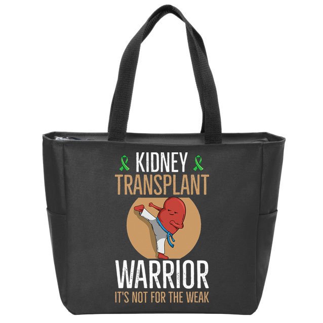 Kidney Donation Quote For A Kidney Recipient Zip Tote Bag