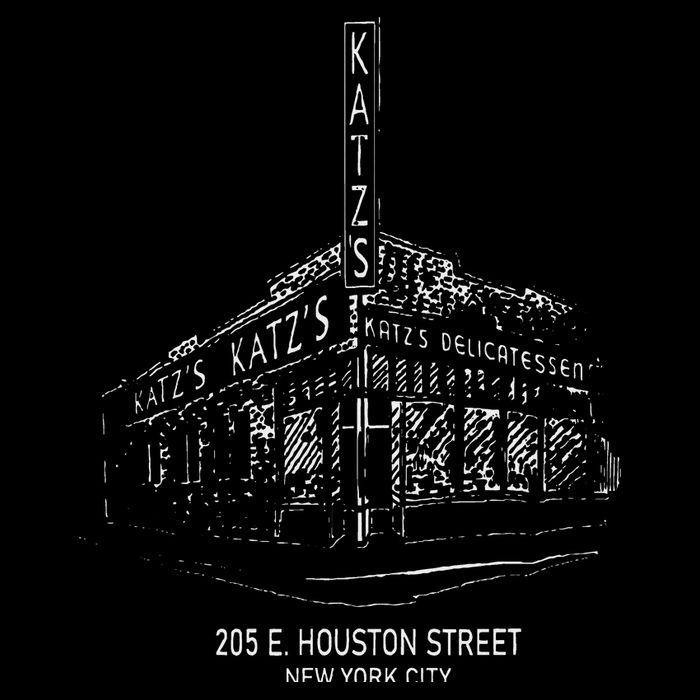 Katz Delicatessen Restaurant, Vintage Deli New York Backpack
