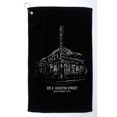 Katz Delicatessen Restaurant, Vintage Deli New York Golf Towel