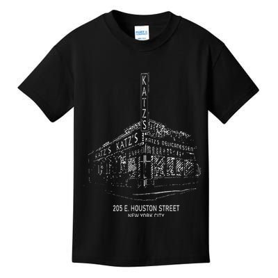Katz Delicatessen Restaurant, Vintage Deli New York Kids T-Shirt