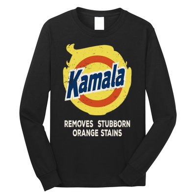 Kamala Detergent Removes Stubborn Orange Stains Antitrump Long Sleeve Shirt