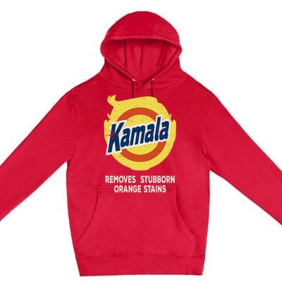 Kamala Detergent Removes Stubborn Orange Stains Antitrump Premium Pullover Hoodie