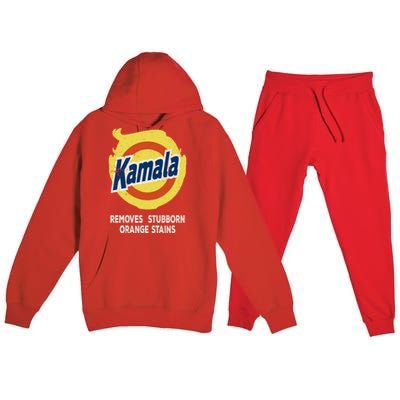 Kamala Detergent Removes Stubborn Orange Stains Antitrump Premium Hooded Sweatsuit Set