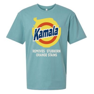 Kamala Detergent Removes Stubborn Orange Stains Antitrump Sueded Cloud Jersey T-Shirt